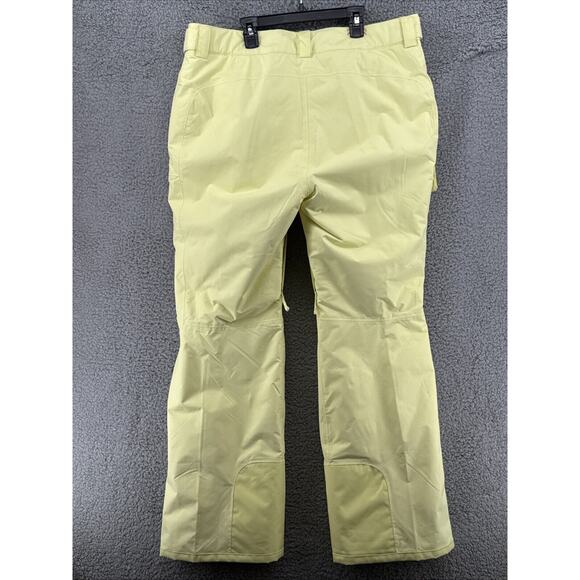 The North Face Freedom Insulated Yellow Snow Pants Women's Sz XL NWT - Picture 2 of 3